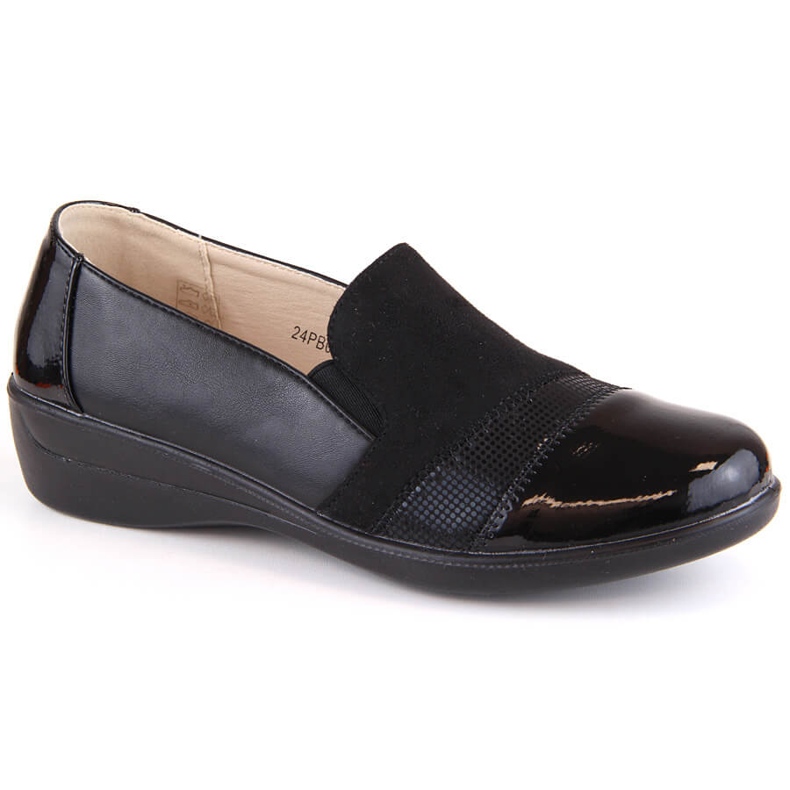 News Scarpe slip-on comode da donna, colore nero Unisoft
