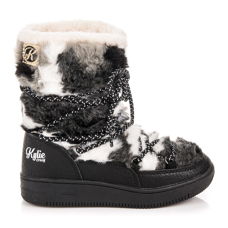 Kylie Pupazzi di neve di pelliccia nero