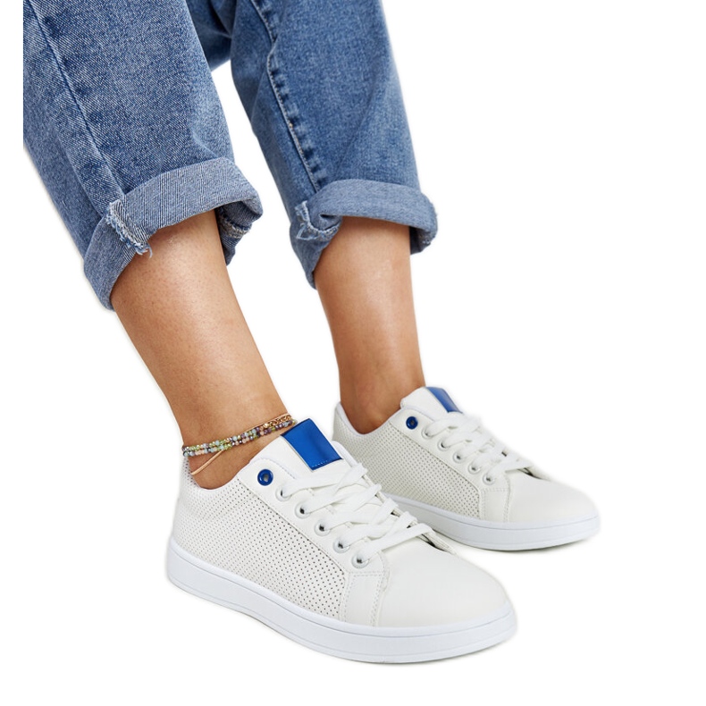 Sneakers bianche in ecopelle di Semret bianca