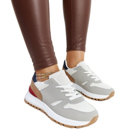 Sneakers multicolori sulla piattaforma Sultisz grigio