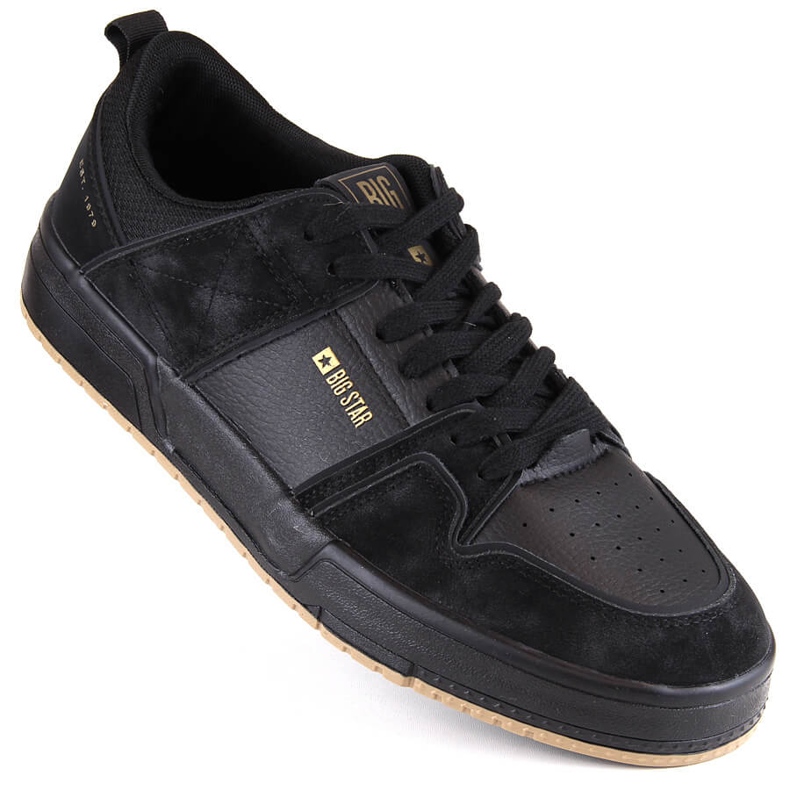Scarpe sportive da uomo nere Big Star NN174094 nero