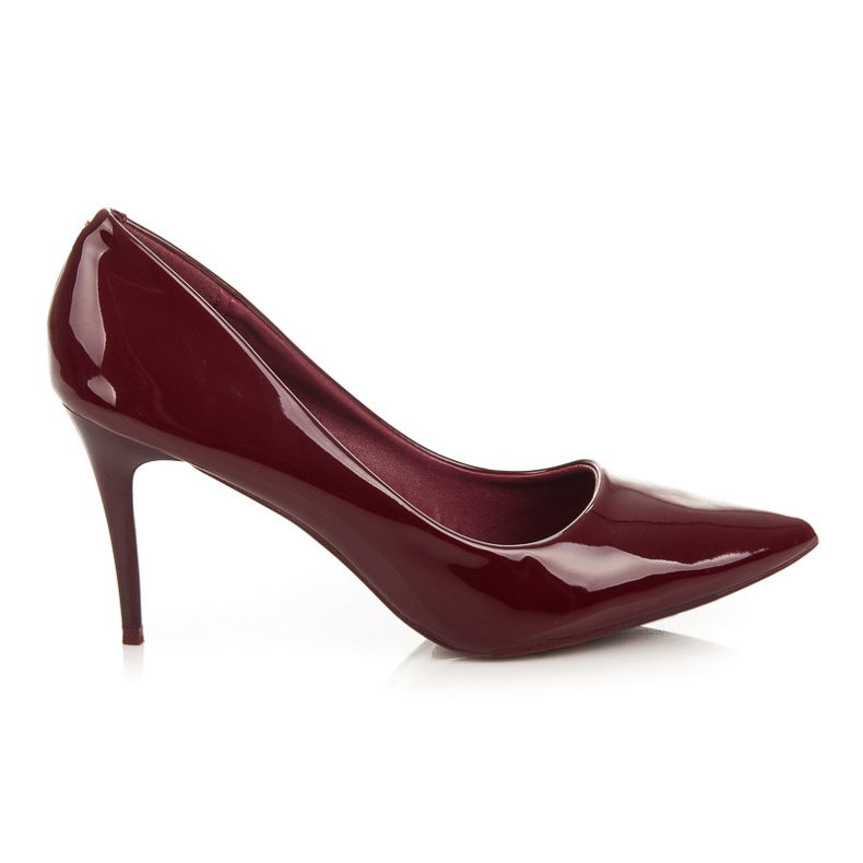 Comer Tacco laccato bordeaux rosso