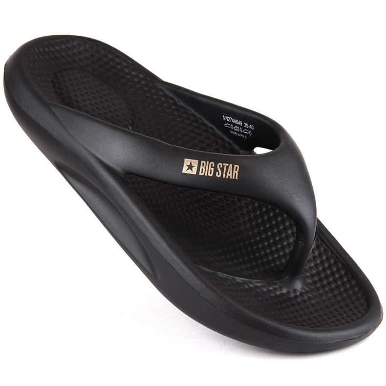 Infradito nere da donna Big Star NN274A649 nero