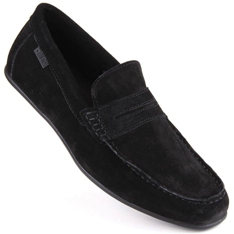 Scarpe Big Star M INT1982 in pelle scamosciata nera nero
