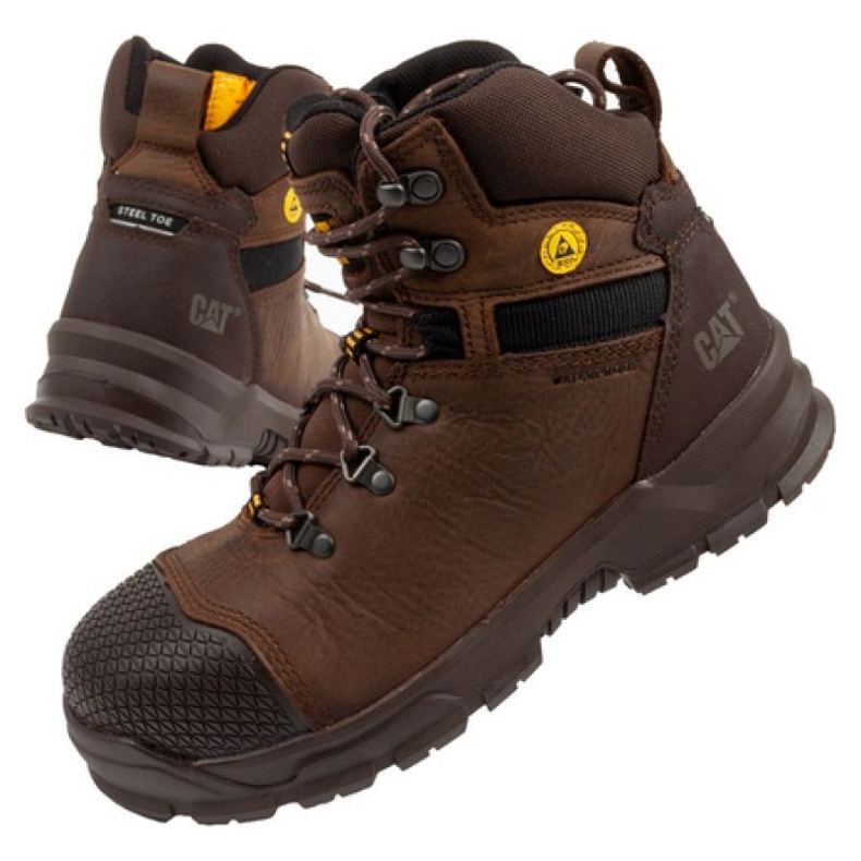 Scarpe Caterpillar S3 Sra Hro Wr P725172 marrone