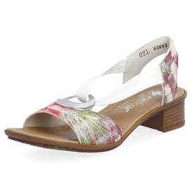 Comodi sandali floreali Rieker W RKR334C multicolor multicolore