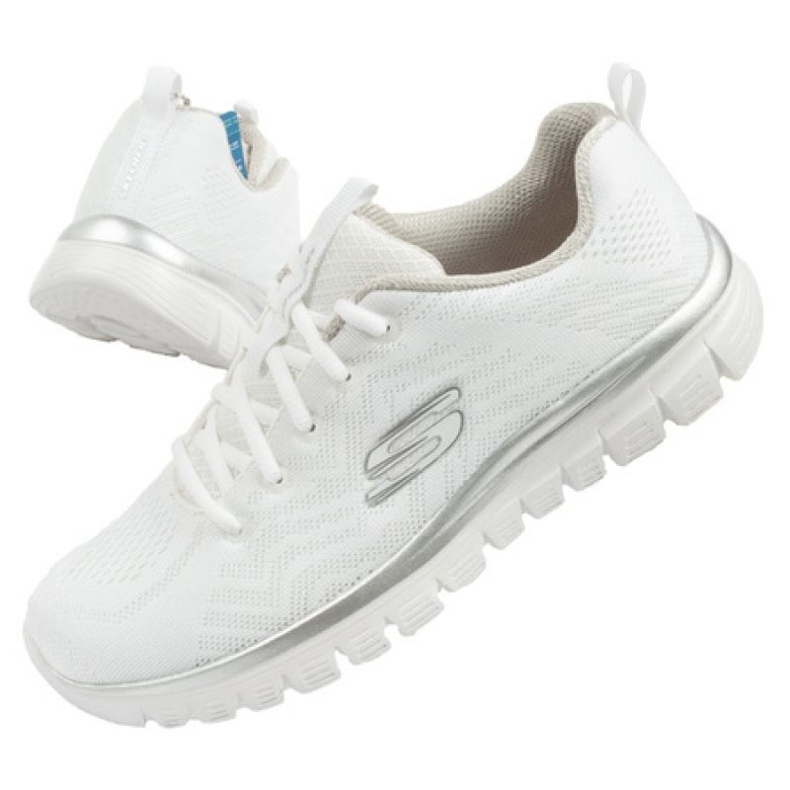 Scarpe Skechers Get Connected 12615/WSL bianca