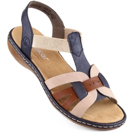 Comodi sandali multicolor Rieker W RKR662 multicolore