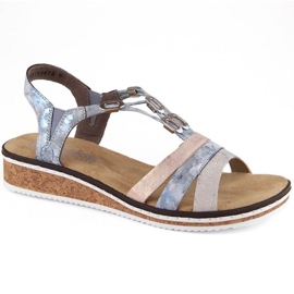 Comodi sandali Rieker W RKR664 multicolore