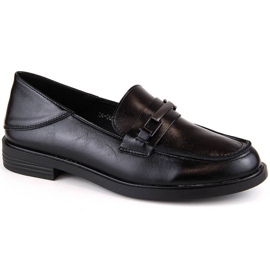 Vinceza W JAN280 scarpe basse in pelle nera nero