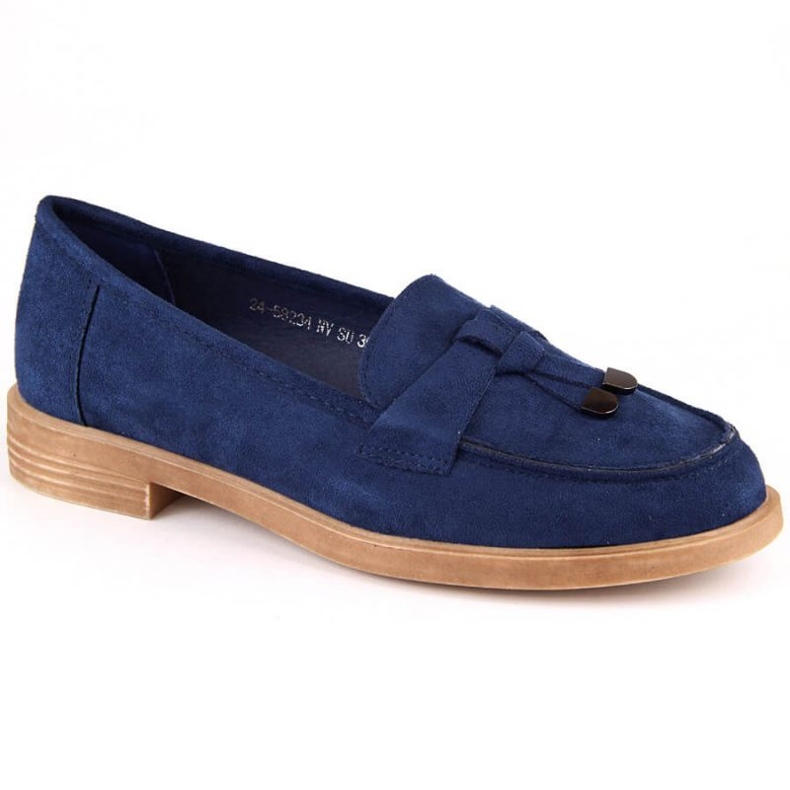 Vinceza W JAN281 scarpe basse in camoscio blu