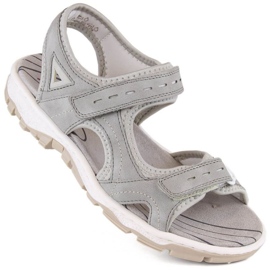 Comodi sandali grigi Rieker W RKR674