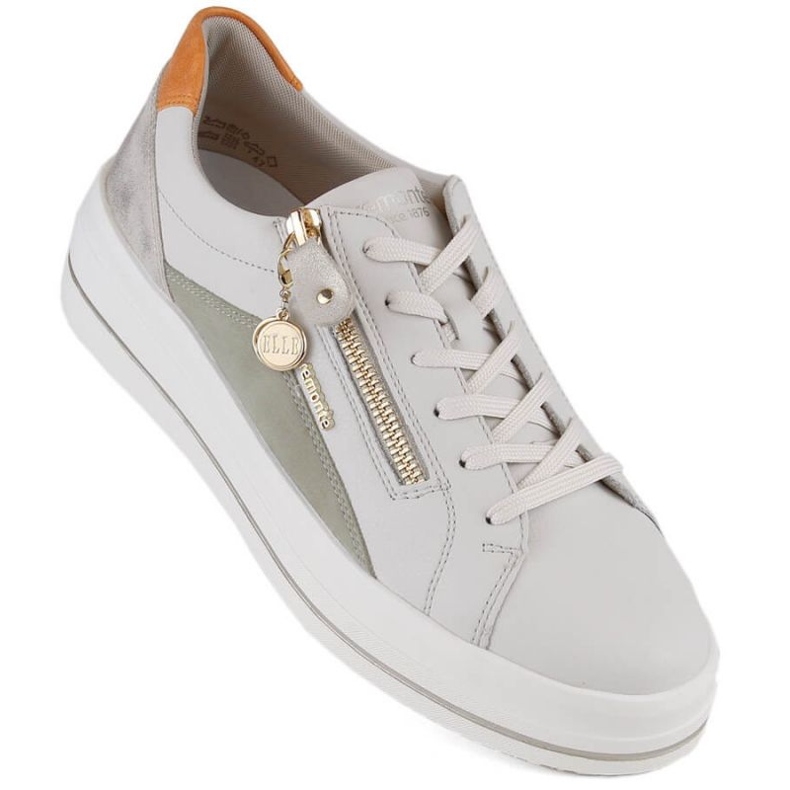 Rieker Comode scarpe in pelle Remonte W RKR676, beige