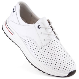 Filippo W PAW505 scarpe sportive in pelle, bianche bianca
