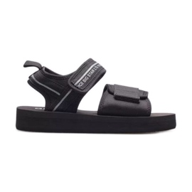 Sandali con velcro da donna Big Star LL274784 Neri nero