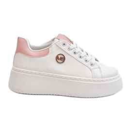 PM1 Sneakers con plateau da donna bianche Eshen bianca