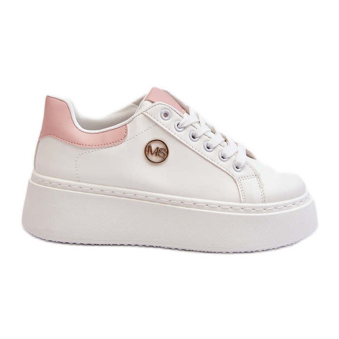 PM1 Sneakers con plateau da donna bianche Eshen bianca