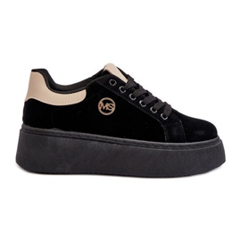 Sneakers con plateau da donna Nere Eshen nero