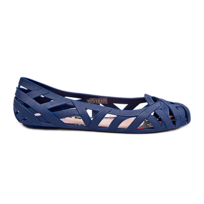 Ballerine in gomma da donna Blu Navy Salam