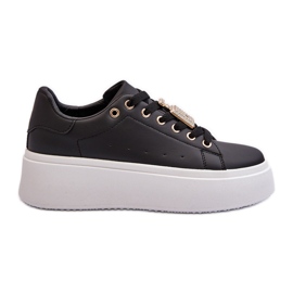 Sneakers Da Donna Con Decorazione Nero Celedria