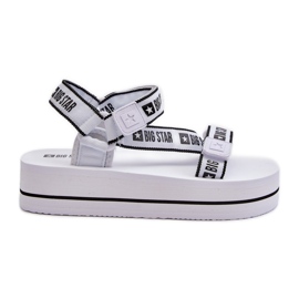 Sandali con plateau Big Star da donna NN274A526 Bianco