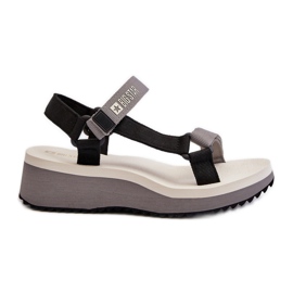 Sandali Da Donna Su Piattaforma E Zeppa Big Star NN274A054 Grigi nero