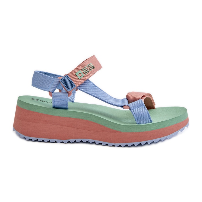 Sandali Da Donna Su Piattaforma E Zeppa Big Star NN274A055 Blu