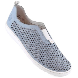 Comode scarpe traforate Rieker W RKR653 blu