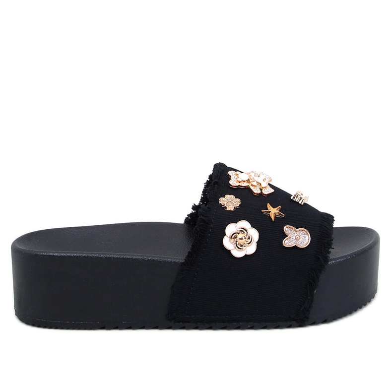 Seastar Infradito con suola spessa con orsetto Lancaster Black nero
