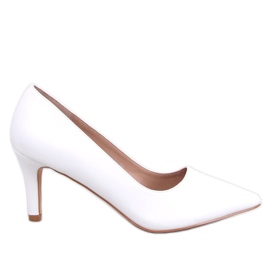 Décolleté con tacco basso Greave White bianca