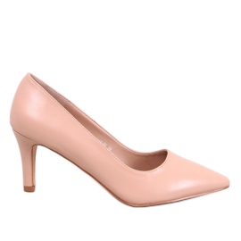 Décolleté con tacco basso Greave Nude beige