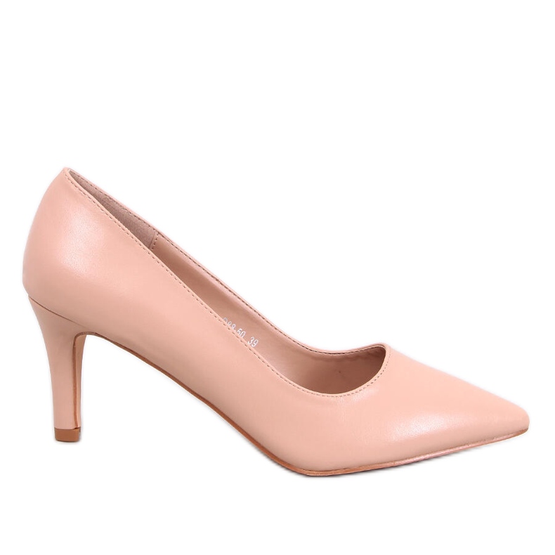 Décolleté con tacco basso Greave Nude beige