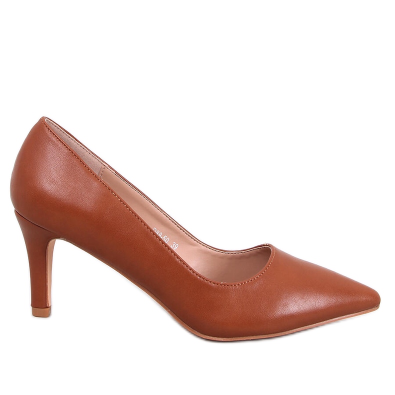 Décolleté con tacco basso Greave Camel marrone