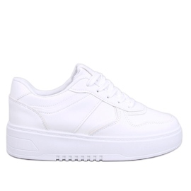 Scarpe da ginnastica da donna Lees White bianco
