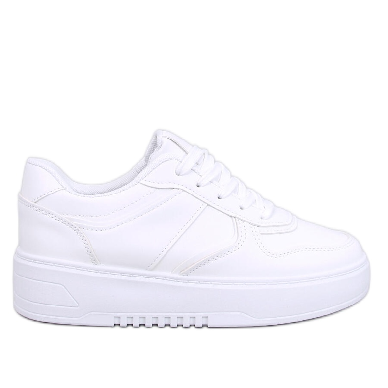 Scarpe da ginnastica da donna Lees White bianca