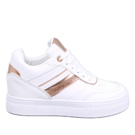 Sneakers con zeppa Eyson BIANCO/CHAMPAGNE
