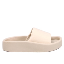 Morbide pantofole da donna Fontes Beige