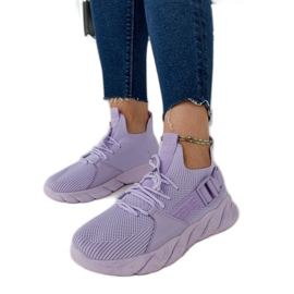 Scarpe da ginnastica sportive leggere viola di Faruz