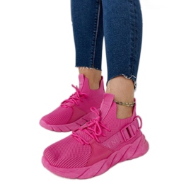 Sneakers sportive leggere rosa scuro di Faruz