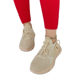 Sneakers sportive leggere beige di Faruz