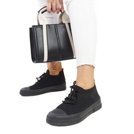 Sneakers sportive leggere nere di Senaida nero