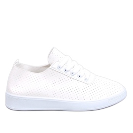 Hodges Sneakers bianche traforate bianca