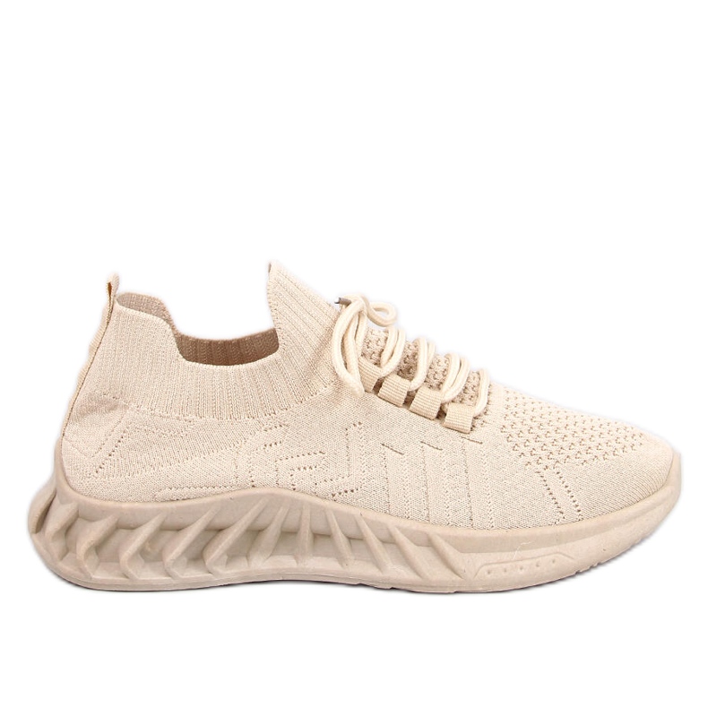 Scarpe sportive a calzino Neam Beige