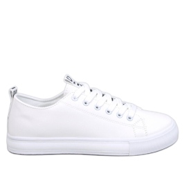 Sneaker Hamps White da donna in pieno fiore bianco