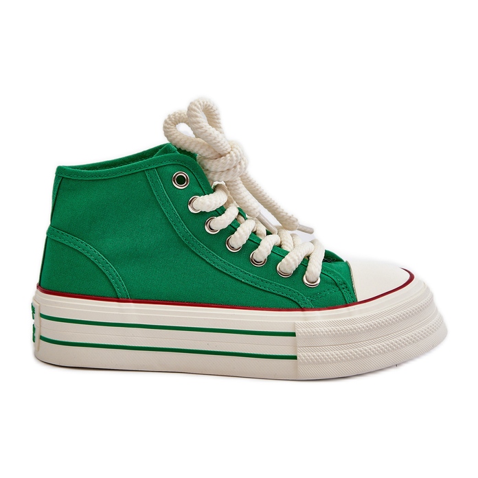 Sneakers Platform da Donna Verde Aineri