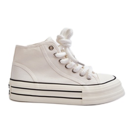 Sneakers Platform da Donna Bianche Aineri bianca