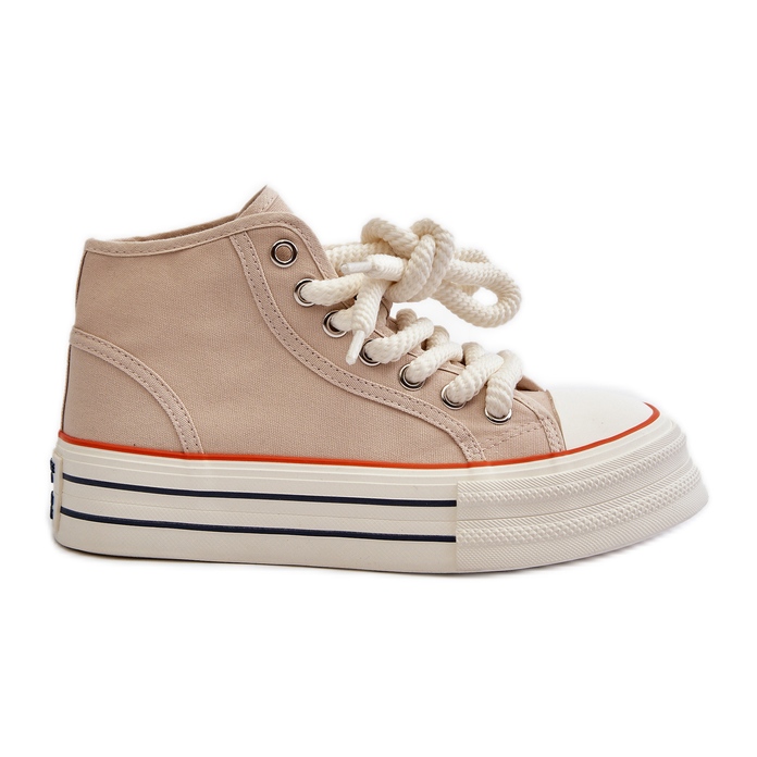 Sneakers Platform da Donna Beige Aineri