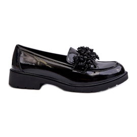 Mocassini in vernice da donna S.Barski HY369A Neri nero