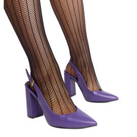Décolleté open-toe Wechsler viola