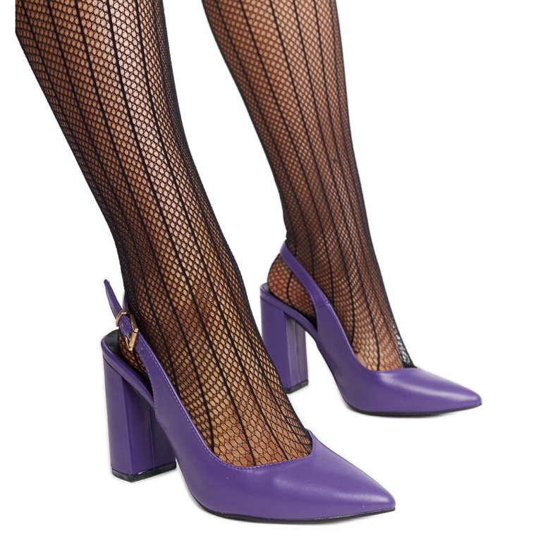 Décolleté open-toe Wechsler viola
